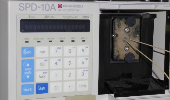 Shimadzu SPD-10A UV Detector with Micro Flowcell